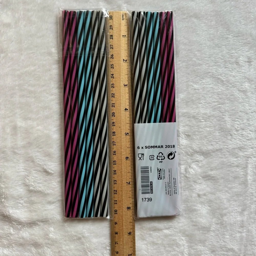 IKEA Hard Plastic Drinking Straw